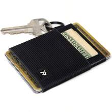 Slim Minimalist Wallet Front Pocket Credit Card Holder For Men - Black - View 3