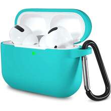 兼容系列保护壳，防震硅胶全包覆保护套，适用于 4/ Pro/ Pro 2/ Pro 3/ 1/2/3代，支持无线充电，配有耐用登山扣，正面LED指示灯可见。