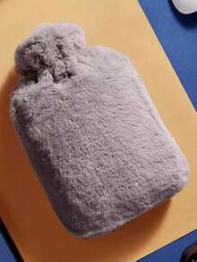 2000ml/1000ml/500ml Hot Water Bottle With Soft Cover And Plush Coat - Classic Hot Water Bottle, Winter Christmas Warming Supplies, Can Relieve Pain, Neck And Shoulder Pain, Warm Feet, Relieve Menstrual Cramps, Hot And Cold Therapy, Christmas Gifts For Family, Friends, Girlfriends Recommended, Christmas Gifts - Multicolor - View 7