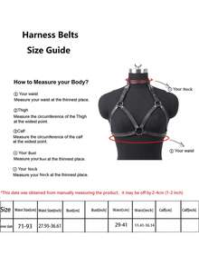 Leather Chest Harness Belt For Women,Leather Harness Belt For Women,Goth Chest Leather Belt,Valentine's Day Gift,Ladies' Harness Leather