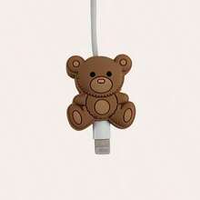 Cartoon Penguin Silicone Data Cable Protector Case, Cute Bite-Proof Gifts For Apple Phone Charging Cable