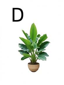 4-Piece Set - Large Artificial Green Plant Palm Tree Set With 48 Large Leaves; Christmas Decoration, Modern Wedding Garden Decoration; Maintenance-Free Evergreen Wealth Tree Artificial Plant, Suitable For All Seasons; Potted Christmas Tree It Is Suitable For Festivals Such As Thanksgiving, Halloween - Multicolor - View 13