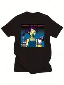 GIRLS T Shirt Msi  Jamie Hewlett  Girls Will Seem Strangely - Black - View 1