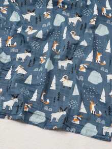 1 件夏季薄款平纹细布襁褓毯柔软接收毯中性襁褓包巾，适合男婴和女婴 - 彩色 - 查看 15