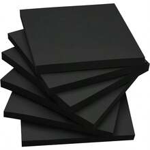 Bulk Sticky Notes Black Colors SelfStick Aesthetic Colorful 3 X3 6 Pads Pack 50 Sheets Pad Total 300 Sheets Easy To Post For Home School Office NotebookStyle 5