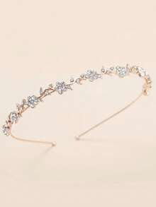 1/2 قطعة شريط رأس مزين بالزهور والراين ستون، هدايا مثالية للأمهات والأصدقاء والمعلمات والمناسبات، مناسبة للارتداء اليومي، تيجان أنيقة، شرائط للشعر، إكسسوارات رأس للزفاف، هدايا، سفر، هدايا للنساء، مستلزمات الشعر، هدايا للجوارب