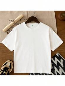 Camiseta Feminina Streetwear Blogueira Style 100% Algodão Camisa T-Shirt - Branco - Visão 1