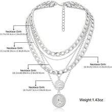 2D Flat, 5-Piece Set Summer Essential Men's Necklace - Imitation Shark Tooth Pendant (Coconut Shell Wood Beads), Flame Dragon Pendant, 3D Geometric Vertical Pendant (Cuban Style), Vintage Thick Coin Layered Chain, Silver/Gold/Black Flat Box Chain, Statement Piece, Cuban Style Design, Durable Metal Chain, Handmade Pendant, Streetwear Enthusiast, Fashionable Men