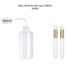 3pcs Eyelash Extension Kit - 150/250/500ml Plastic Eyelash Cleanser, Tattoo Wash Bottle, Nose Blackhead Face Cleansing Shampoo Brush For Eyelash Extension - Multicolor - View 43