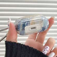 Apple Marble Pattern Case Compatible With AirPods Compatible With Airpods1/2 AirPods Pro