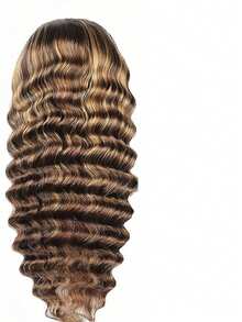 Eulisi Tóc giả ren phía trước 13x4 Body Wave, tóc thật, tóc thật đã được nhổ sẵn, mật độ 180, tóc giả ren phía trước trong suốt, tóc thật dành cho phụ nữ, tóc giả không keo 9A, tóc thật với tóc con, màu tự nhiên, highlight màu vàng mật ong P427#, thẳng, sóng cơ thể, sóng sâu, sóng nước, màu 1B/30#, tóc giả thẳng, sóng cơ thể, sóng sâu, - màu đen - Xem 55