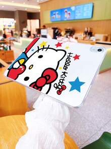 Sanrio 1 pieza Funda protectora de silicona suave y a prueba de golpes compatible con Apple iPad Air 2, iPad Air, iPad 7th Gen, iPad Air 4/5, iPad Pro 11 2022, iPad 10th Generation con diseño de Hello Kitty