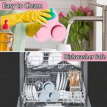 Bandeja de Silicona para Huevos, 2 Piezas, Freidora de Aire Sartn con 3 Cavidades, Cepillo para Aceite y Esptula, Molde Reutilizable para Freidora de Aire - Rosa - Ver 7