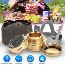 Es un equipo de cocina ligero, compacto y eficiente para situaciones donde se requiere hervir agua o cocinar comidas sencillas con un peso y espacio mínimos. Es popular entre los excursionistas minimalistas debido a su simplicidad y bajo peso. - Plateado - Ver 5