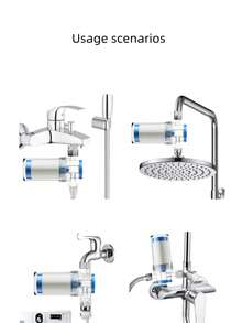 El prefiltro es un dispositivo instalado en el extremo frontal del suministro de agua doméstico. Puede filtrar impurezas de partículas grandes como sedimentos y óxido en el agua, y el elemento filtrante se puede reemplazar para un uso conveniente. Se puede instalar en múltiples escenarios como grifos de ducha, duchas de techo, grifos de lavadora y juegos de ducha.