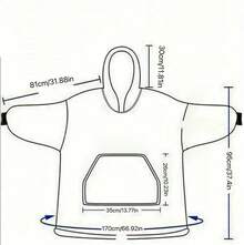 Tragbare decke hoodie,oversize decke hoodie damen mit kapuze, decke hoodie oversized mit Kängurutasche, warme & gemütliche Kapuzendecke Weihnachtsgeschenke für Frauen,tragbare Decke für Männer,decke hoodie christmas,hoodie decke damen und herren für drinnen und draußen,decke mit ärmeln und kapuze.für Sofa, Bett und Weihnachtsgeschenke.1 Stück Kuschelige, Fleece-Decke mit Kapuze.