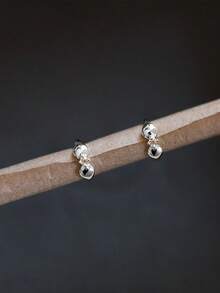 GAGAFEEL 1 Pair 925 Sterling Silver Fashionable Elegant Cute Mini Leaf Zirconia Ear Cuff Earrings, Suitable For Women's Daily Wear, Parties, Friendship Gifts