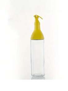 1pc,Durable Corrosion-Resistant Glass, Square Seasoning Bottle, Oil Pot, Leak-Proof Kitchen Oil Bottle, Oil Tank, Sesame Oil, Soy Sauce, Vinegar Pan, Seasoning Bottle, Oil Bottle, Kitchen Storage Bottle