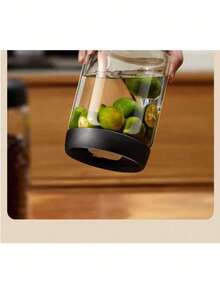 A High Borosilicate High Temperature Resistant Glass Storage Tank Vacuum Sealing Tank Storage Tank Kitchen Moisture-Proof Fresh-Keeping Tank