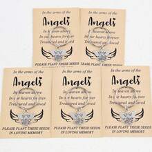 5pcs Angel Keychain Set, Circular Rings With Motivational Cards, Suitable For Bag Decoration, Gift For Family, Friends, Party, Appreciation, Motivation, Christmas, Classroom Rewards, New Year