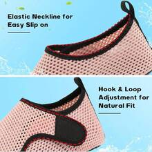 Scurtain Barefoot Water Shoes For Women Men Beach Swim Aqua Socks Summer Quick-Dry Sandals Slippers - 梅肖橙 - 查看 3