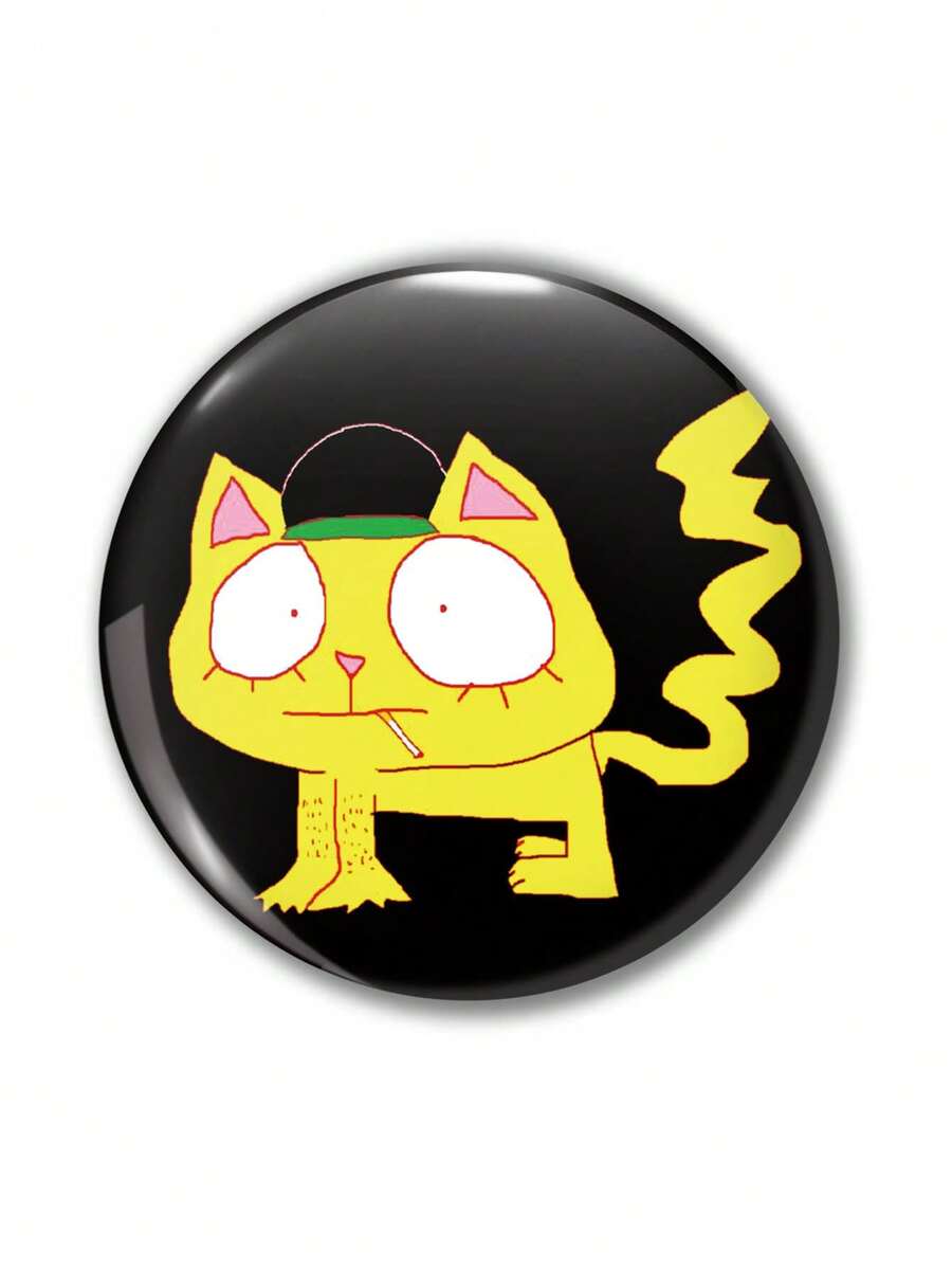 1 Stück 4,4 cm/1,73 Zoll Sicherheitsnadel Abzeichen mit witzigem Muster, Button Pin, geeignet zum Anbringen an Kleidung, Taschen, Rucksäcken, lustiges Geschenk für Freunde und Familie