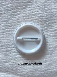 1pc 4.4cm/1.73inch Funny Pattern Safety Pin Badge, Button Brooch, Suitable For Attaching To Clothing, Bags, Backpacks, Fun Gift For Friends And Family - Multicolor - View 3
