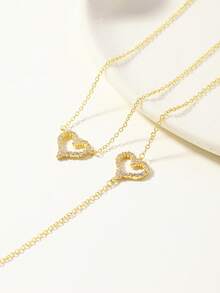 2pcs Minimalist Figure 8 Necklace & Bracelet Set For Women, Elegant Gift And Daily Wear