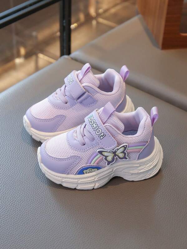 1 Pair Kids Spring/Autumn New Breathable Sports Shoes, Lightweight Toddler Casual Sneakers For Boys & Girls