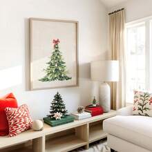 1/3pcs Merry Christmas Wall Art Picture Cute Holiday Prints Canvas Paintings Rustic Farmhouse Christmas Posters Winter Holiday Decor For Bedroom,Living Room Or College Apartment Dorm Room Decor Gift For Her Unframed - Multicolor - View 6