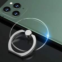 Transparent Phone Ring Holder, 360° Rotatable Finger Ring Stand, Compatible With Most Phones, Tablets And Phone Cases Compatible With IPhone, Android Phone, Gift For Birthday, Family, Friends Phone Grip Phone Holder