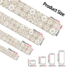 1 pieza Adhesivo de PVC para cocina, pegatina de pared con patrón geométrico retro plano, apta para pared, piso, zócalo, decoración de molduras, decoración de azulejos, decoración del hogar, cocina, sala de estar, baño, dormitorio, oficina - Multicolor - Ver 3