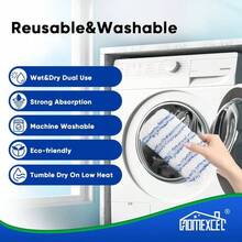 Reusable Microfiber Mop Pads Compatible With O - Cedar Hardwood Floor'N More Microfiber Mop - Mop Pads Refills Wet And Dry Use - 2 Pack - 2 - 查看 7