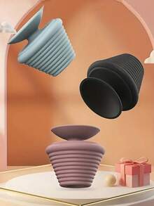 Universal Silicone Drain Plug Anti-Clogging Bathtub Sink Drain Plug Flexible Durable Bathtub Stopper Easy To Clean Kitchen Dishwasher Drain Plug Maintains Cleanliness Bathtub And Bathroom Sink Pipe Plug Household Floor Drain Plug For Kitchen Bathroom Shower Drain Plug Laundry Sink Plug Sewer Deodorant Plug Home Bathroom Decor Fall Decor Bathroom Accessories Back To School - Multicolor - View 2