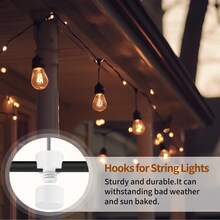 Gancio da soffitto resistente, gancio bianco per appendere luci da soffitto, appendino moderno per luci da soffitto