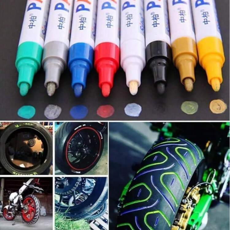 Permanent Repair Pen Removes Scratches From Automotive Painting Car Motorcycle Drawing Sneakers Clothes - Bạc - Xem 9