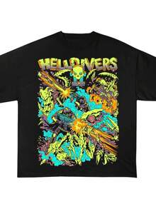 Helldivers 2 Merch Classic Shirt High Quality Cotton - 黑色 - 查看 1