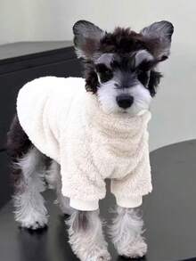 Ropa suave y cálida para mascotas, sudaderas casuales con cuello alto, adecuadas para gatos y perros pequeños como poodle, teddy, yorkshire terrier, bulldog francés, para otoño/invierno