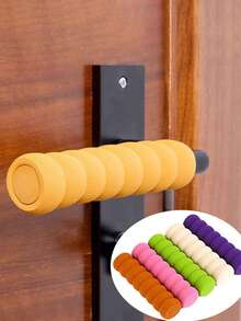 Door Handle Protective Cover: Sponge Insulated Anti-Collision Pad, Winter Anti-Static Door Handle Cover & Pull Handle Glove. - Multicolor - View 3