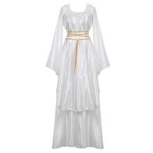 Zhitunemi Renaissance Costume Women Plus Size Medieval Dress Halloween Costumes Gothic Gown{"Size_name":"Small","Color_name":"White"} - 白色的 - 查看 1
