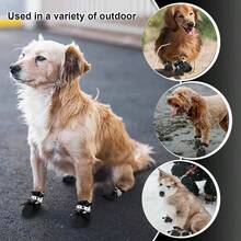 Zapatos para Perros, Zapatito Antiderrapantes Impermeable para Mascotas Pequeas, Medianas - Multicolor - Ver 7