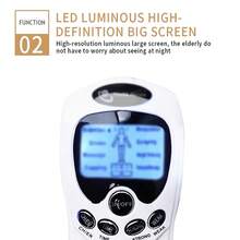 Dual Output 8 Modes 15 Levels TENS EMS Muscle Stimulator Massager