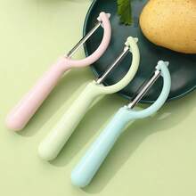 1PCS Stainless Steel Double-Sided Peeler Kitchen Tool Peeler Fruit Knife Household Apple Potato Peeler Melon Planer