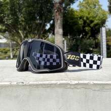 100 Motorcycle Retro Goggles Ski Glasses Motocross Sunglasses Retro Glasses Helmet Riding Racing Cafe Racing Mountain Bike ATV - 只有護目鏡 - 查看 4