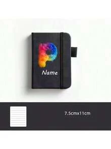 1pc Personalized Diary Notebook, Customizable Name Notebook, Custom Diary, Work Notebook, Small Notebook, Diary, Writing Journal, Blank Notebook, Dotted Notebook, Boy's Diary, Small Sketchbook, Paperage Notebook, Pocket Notebook - Christmas Gift - Style 3 - View 6