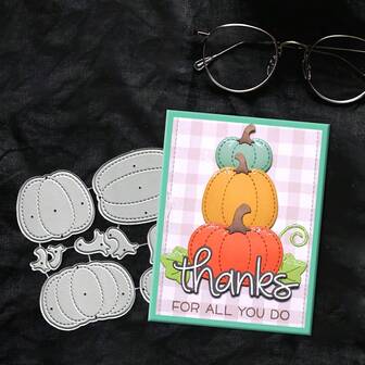 Pumpkin Metal Cutting Dies, DIY Scrapbooking Album And Embossing Stencil, Greeting Card Making Tool, Card Paper Cutting Crafts ,Gift Card Making Template Die Cuts