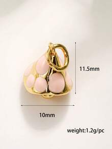 1PC Bow Angel Lotus Small Pendant, Mushroom Heart, Christmas Tree Flower Decoration DIY Accessory Pendant