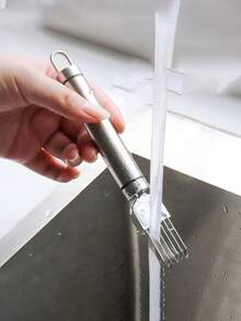 1pc Stainless Steel Green Onion Slicer,Multi-Blade Kitchen Herb Cutter,Professional Scallion Shredding Tool,Scallion Chopper,Stainless Steel Vegetable Slicer,Scallion Slicer, Stainless Steel Scraper,Cutting Tools - Multicolor - View 8