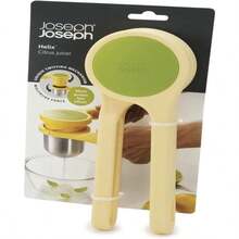 Joseph Joseph Helix Garlic Press Mincer Ergonomic Twist-Action Hand Juicer Stainless Steel, Green - 米色 - 查看 6