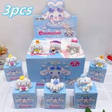 三丽鸥 Yuuki 小狗盲盒摆件 - 可爱迷人的 Yuuki 小狗摆件，精致小巧，适合家居装饰、汽车装饰或桌面摆放。这款动漫人物雕像、胸像和模型既是收藏玩具，也是送给男孩女孩的绝佳礼物。